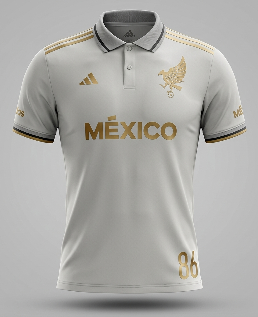 Playera Polo México '86 "Oro Azteca" – Edición Conmemorativa