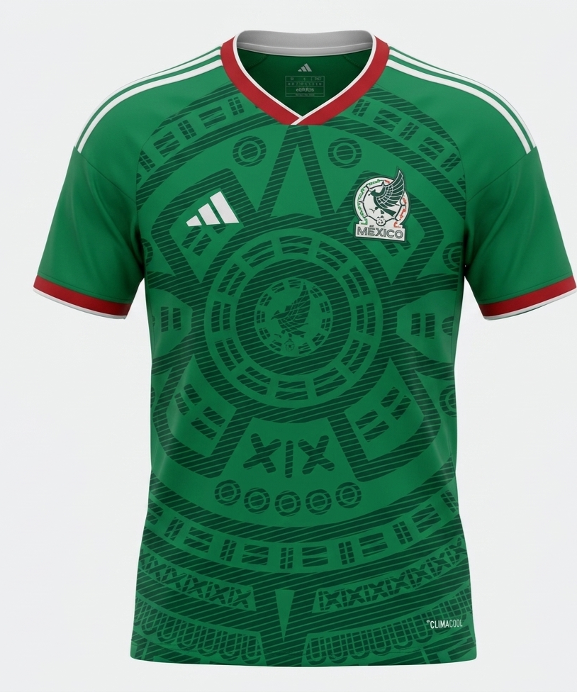 Jersey de México "Piedra del Sol" - Edición Patrimonio Azteca