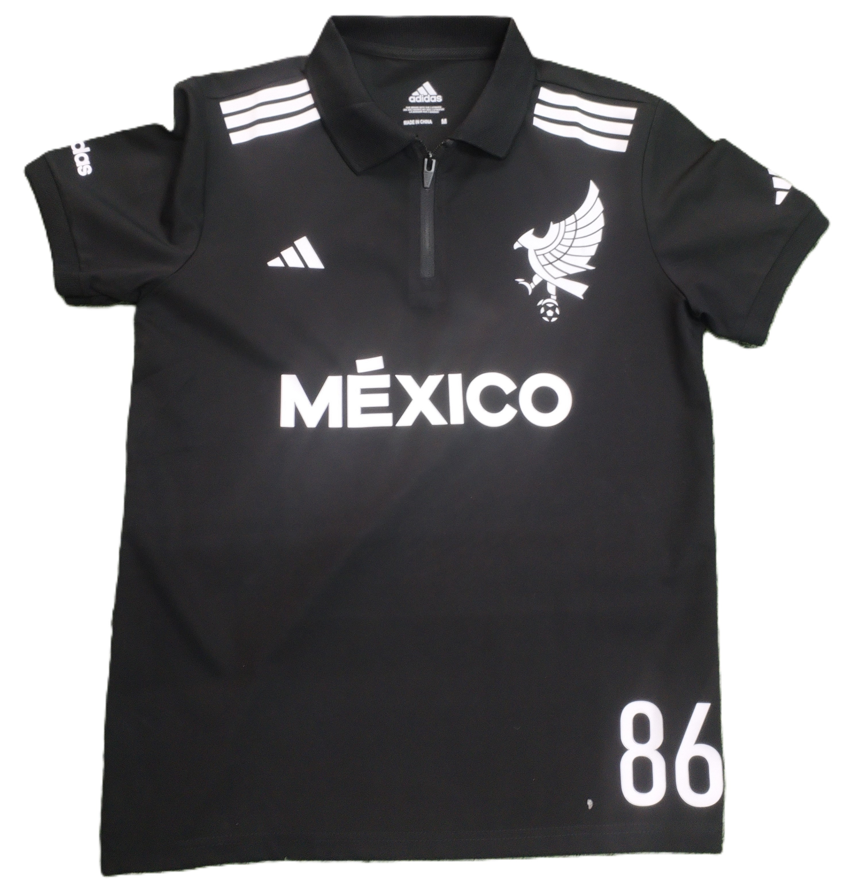 Playera Tipo Polo México '86 "Legado Azteca" – Edición Especial Blackout